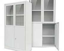 Iron glass cabinets